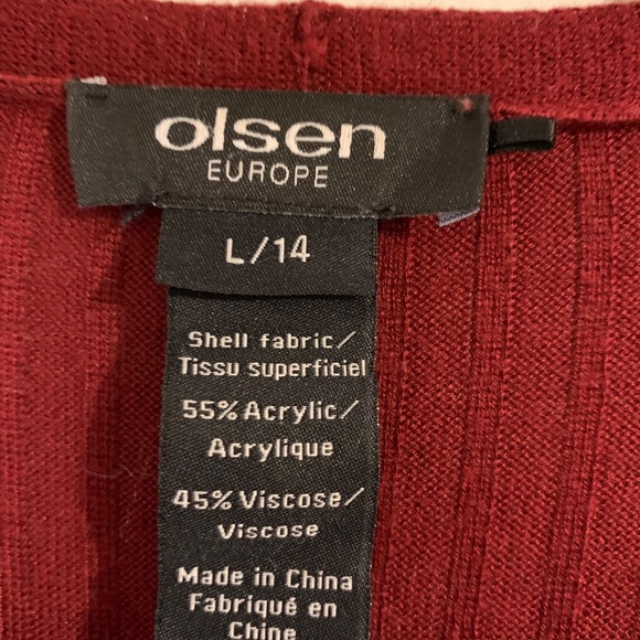 Red Cardigan - Picture 3 of 4